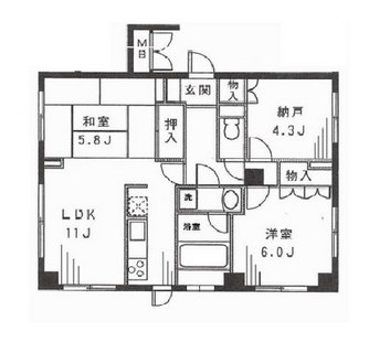 東京都新宿区西落合４丁目 賃貸マンション 2SLDK