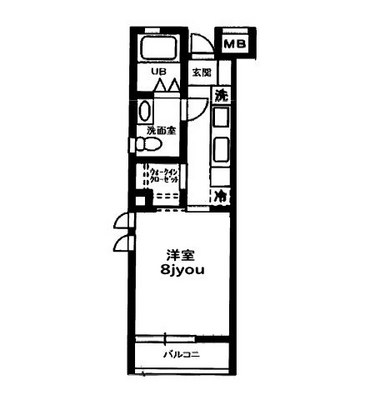 日本大学芸術学部賃貸マンション・1K