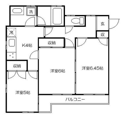 日本大学芸術学部 アパート 3K
