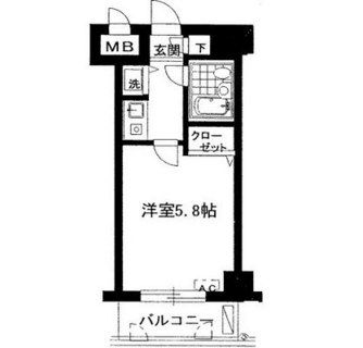 東京都練馬区豊玉北６丁目 賃貸マンション 1K