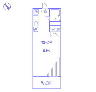 東京都練馬区羽沢２丁目 賃貸マンション 1R