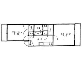 東京都練馬区栄町 賃貸マンション 2K