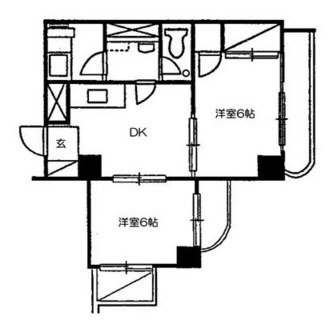 東京都練馬区羽沢１丁目 賃貸マンション 2DK