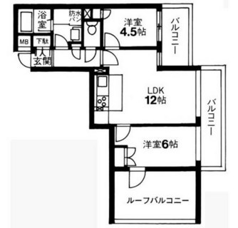 東京都板橋区大谷口２丁目 賃貸マンション 2LDK