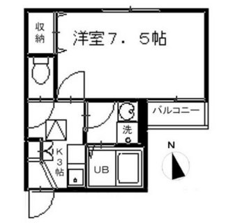 東京都練馬区豊玉北１丁目 賃貸マンション 1K