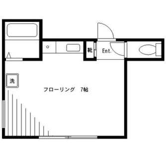 東京都北区滝野川１丁目 賃貸マンション 1R