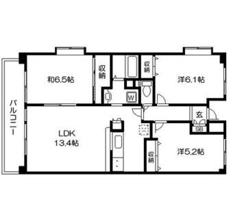 東京都板橋区小茂根３丁目 賃貸マンション 3LDK