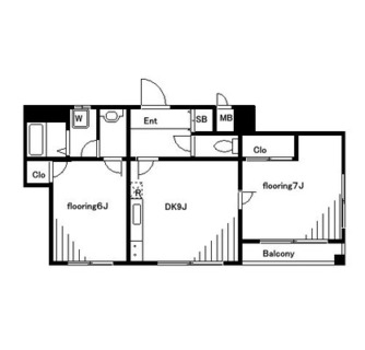 東京都豊島区千早４丁目 賃貸マンション 2DK