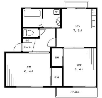 東京都豊島区千早２丁目 賃貸マンション 2DK