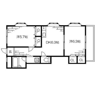 東京都練馬区早宮１丁目 賃貸マンション 2DK