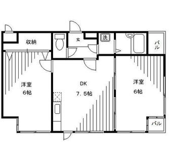 東京都練馬区旭丘１丁目 賃貸マンション 2DK