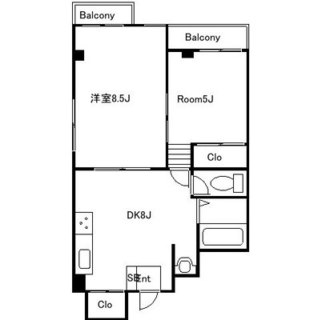 東京都板橋区小茂根４丁目 賃貸マンション 2DK