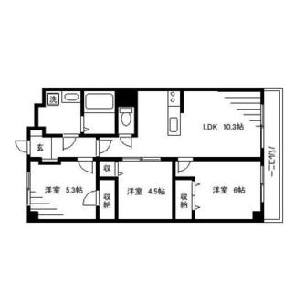 東京都練馬区豊玉北４丁目 賃貸マンション 3LDK