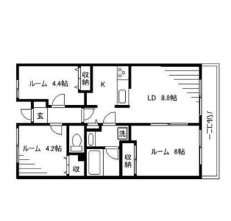 東京都板橋区向原２丁目 賃貸マンション 3LDK