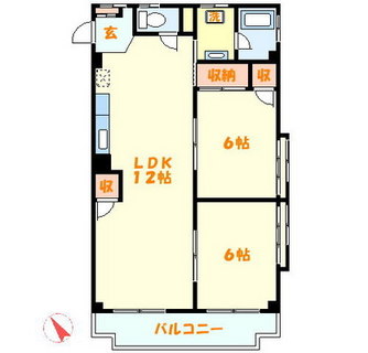 東京都練馬区豊玉北３丁目 賃貸マンション 2LDK