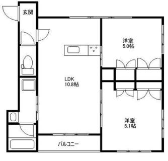 東京都板橋区小茂根３丁目 賃貸マンション 2LDK